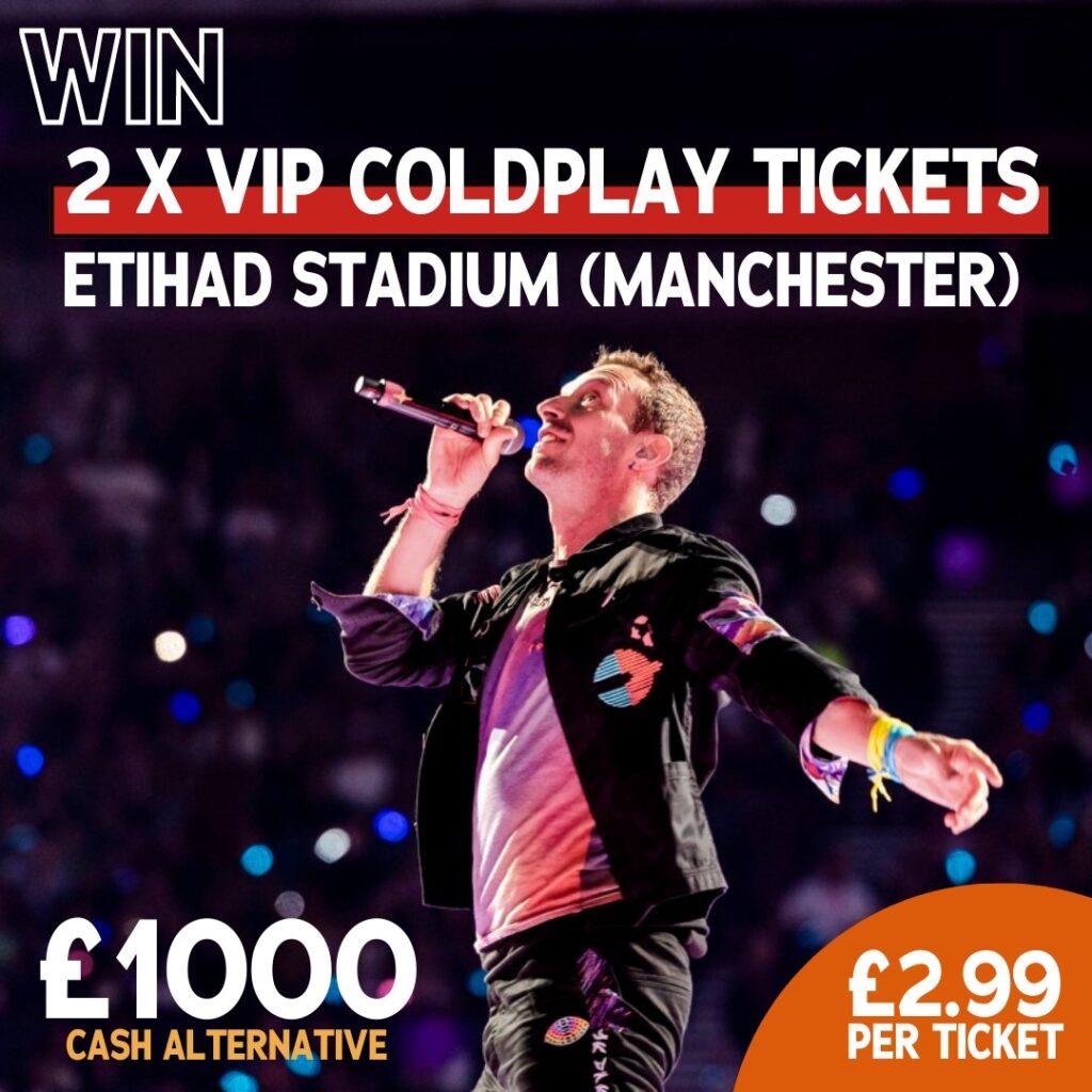 2 x Coldplay VIP Tickets (Our last two tickets) Manchester Etihad